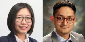 Headshots of Yan Jiao and Rahman Daiyan